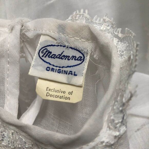 MADONNA Baby Christening Gown 6-12M LOT 4 - Picture 8 of 8